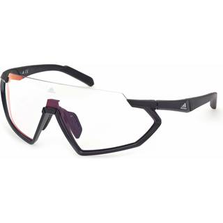 Adidas Sport Mand SP0041 02U Solbriller Injiceret Sort-opaque Rød Maske Fotokromatisk Spejl
