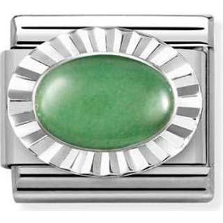 Nomination Silver Green Aventurine Charm