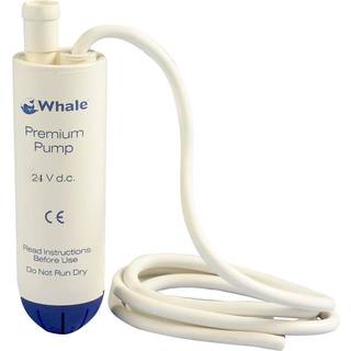 Nedsænkbar elektrisk pantrypumpe Whale Premium Submersible with filter, 24 V, 9.75 l/min ved 3 m. 11.75 l/min ved 1 m. 13 l/min ved 0 m., 3/8 (10 mm) slange / 1/2 (13 mm) slange