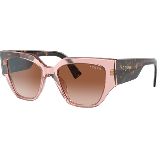VOGUE EYEWEAR Kvinde VO5409S 282813 Solbriller Acetat Rosa Brun Geometrisk Normal Skygge