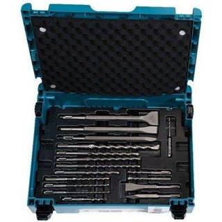 Makita drill bit and chisel set - for concrete - 17 pieces
