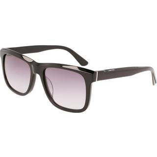 Calvin Klein Mand CK22519S 001 Solbriller Acetat Sort Grå Firkantet Normal Skygge