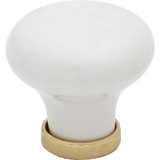 Gustavsberg K1 Knop porcelæn/messing, ⌀30 mm
