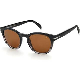 David Beckham DB 1046/S XOW/70 50 Solbriller Mænd Black - Faded Black Horn - 50mm