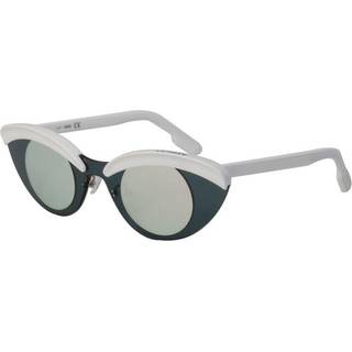 Kenzo KZ40035U Solbriller - Katteøjne Vit Spejlede Linser