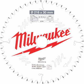 Milwaukee Rundsavklinge MS W216X30X2,4X48 (4932471316)