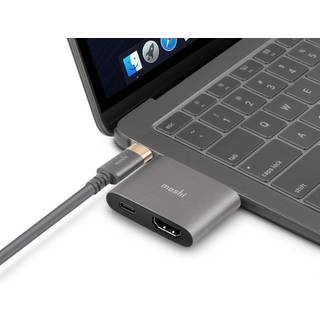 Moshi USB-C til HDMI-adapter med opladning