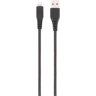 Vivanco LongLife USB-A til lynkabel - Sort 2,5 meter