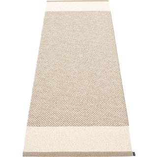 Pappelina Edit Tæppe Mud / Vanilla / Hør Metallic 70x200 Cm - Plasttæpper Polyester Vanilje - ET6B720