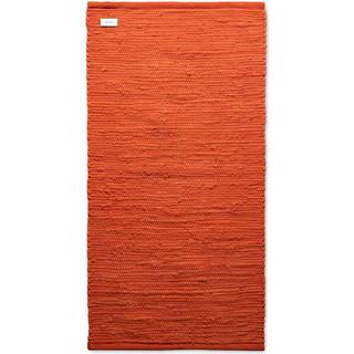 Rug Solid - Bomuldstæppe, orange - 65x135 cm.