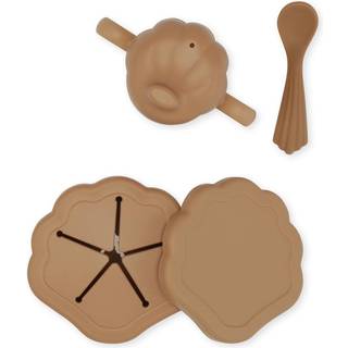 Konges Sløjd, Clam Set, Spisesæt I 3-dele, Bisquit, Findes I Flere Varianter