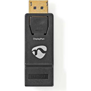 Nedis DisplayPort adapter | DisplayPort Han | HDMI ™ -udgang | 4K@30Hz | Guldplateret | Lige | Runde | ABS | ABS | Antracit | Box