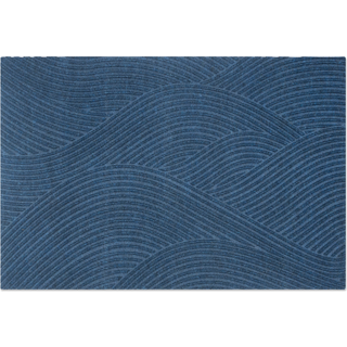 Heymat Sjø Dørmåtte 85x130 Cm - Dørmåtter Genanvendt Pet Blå - 62110