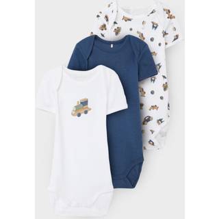 Name It Dark Denim Body Trælegetøj (3-pak)