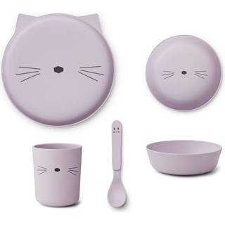 Liewood Cat Light Lavender Juniorsæt Brody (4-pak)