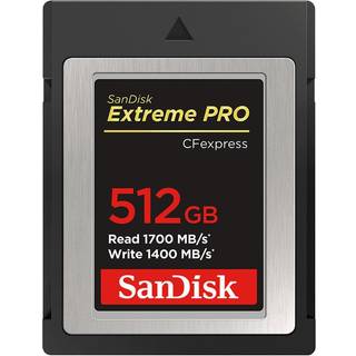 SanDisk Extreme Pro CFexpress - 1700MB/s - 512GB
