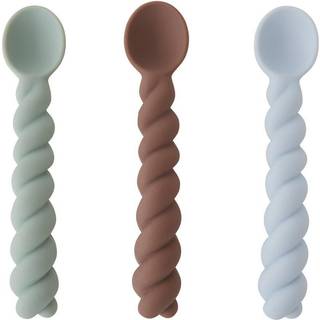 OYOY Mellow ske 3-pak Dusty Blue/Taupe/Pale mint