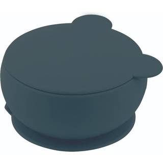 Minikoioi Bowl Deep Blue silikoneskål med sugekop 1 stk. - 1 stk.