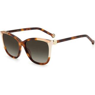 Carolina Herrera Kvinde CH 0052/S C1H/HA Solbriller Plast Havana/Ivory Brun Firkantet Skygge