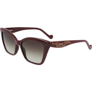 Liu Jo Kvinde LJ744S 604 Solbriller Plast Bordeaux Brun Sommerfugl Skygge