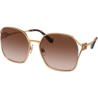 Miu Miu MU52WS 7OE6S1 60 Solbriller Kvinder Brun - Brown - 60mm