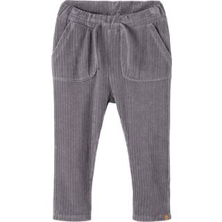 LIL ATELIER Velour Bukser Rinon Silver Filigree
