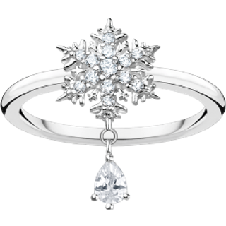 Thomas Sabo TR2409-644-1 Damen-Ring Phönix-Flügel Blaue Steine