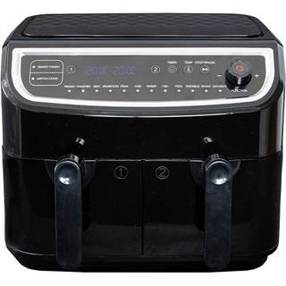 Gastronoma Low Fat dobbelt airfryer & dehydrator sort 9 liter 2400 watt