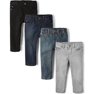 B?rnene placerer baby drenge og sm?b?rn grundl?ggende tynde jeans tidevand poolblackdp bluedove gr? 4 pakke 2t os