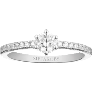 Ellera Uno Grande Ring, Sølv, 58