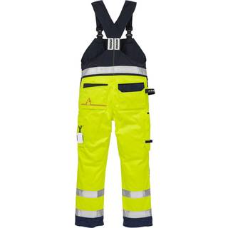 Fristads 109419 Flamestat Hi Vis overalls kl.2 1075 / Arbejdsoveralls Hi-Vis gul/Marine C62