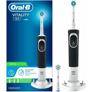 Oral-B El-tandbørste Ekstra Børstehovede Black Vitality 150