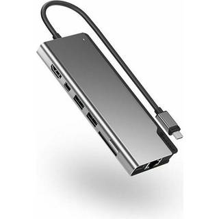 ALOGIC Ultra USB-C Dock PLUS V2 - HDMI MDP USB Ethernet Memory Card Reader & 100W PD USB hub