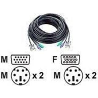 ATEN 2L-1010P/C - kabel til tastatur / video / mus (KVM)