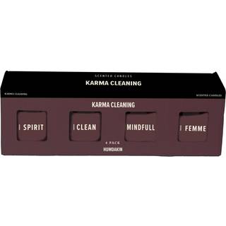 Humdakin Humdakin duftlys 4-pak Karma Cleaning - Bordeaux