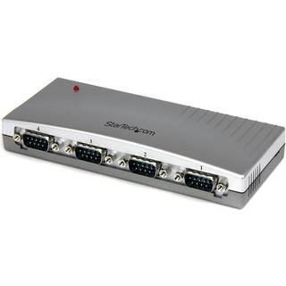 StarTech.com 4 Port USB to Serial RS232 Adapter - DB9M - RS232 Extension - Serial to USB (ICUSB2324) - serial adapter - USB - RS-232 x 4