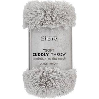 Catherine Lansfield Catherine Lansfield Silver So Soft Cuddly Deep Pile Faux Fur Throw