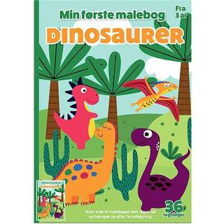 Min første malebog - Dinosaurer (På lager i varehus)