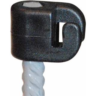Isolator 8 mm sort 25 stk