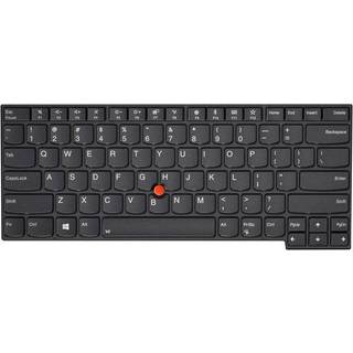 Lenovo - notebook replacement keyboard - English - US - black - Bærbar tastatur - til udskiftning - Amerikansk engelsk - Sort