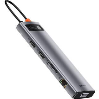 Baseus Joystar USB hub - 11 ports - Grå