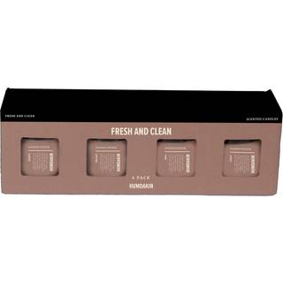 Humdakin Humdakin duftlys 4-pak Fresh and Clean - Pink