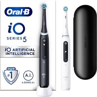 Oral-B Eltandbørste iO - 5 - Sort & Hvid