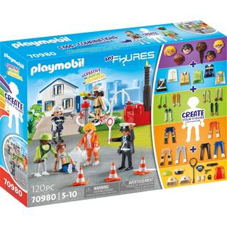 PLAYMOBIL - Mine figurer: Førstehjælpsarbejdere - Flerfarvet - 120 styk - Fra 5 år