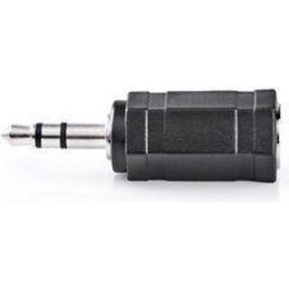 3.5mm minijack han / 2.5 mm microjack hun adapter - sæt med 10 stk