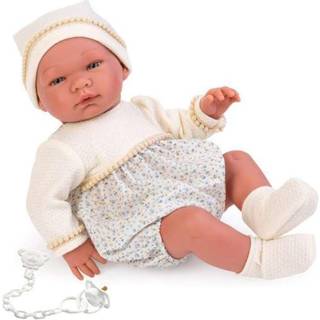 Así - Pablo - babydukke, 43 cm, Flores CTE Madronitos Beige