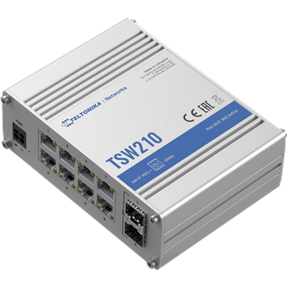 TSW210 - Unmanaged - Gigabit Ethernet (10/100/1000) - Rack mounting - Wall mountable