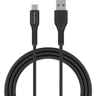 Smartline - Strong USB-C 2m USB-A - Sort