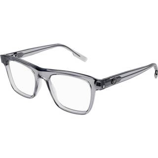 Montblanc MB0203O 005 55 Briller Mænd Krystalklar - Transparent Grey - 55mm