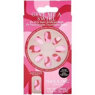 Give Me A Swirl Artificial Nails